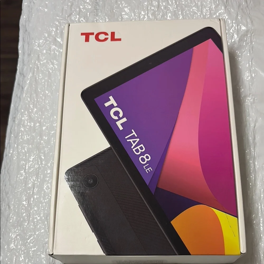 TCL Black Tablet Sleek Design Vibrant Display